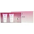 Versace Bright Crystal Eau De Toilette 0.17 oz Mini & Body Lotion 0.8 oz & Shower Gel 0.8 oz for women by Gianni Versace