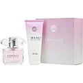 Versace Bright Crystal Eau De Toilette Spray 3 oz & Body Lotion 3.4 oz (Travel Offer) for women by Gianni Versace