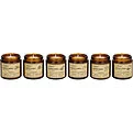 Lovery Variety Scented Soy Candle Jars: Amber + Sandalwood & Classic Grapefruit & Eucalyptus + Spearmint & Gardenia & Lavender & Vanilla And All Are 3.53 oz for unisex by Lovery