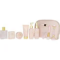 Lovery Enchanted Rose Eau De Parfum Spray 2.5 oz & Bubble Bath 5 oz & Shower Gel 5 oz & Body Scrub 2 oz & Bath Salt 3.5 oz & Mud Mask 3.38 & Face Brush & Face Roller & Gua Sha Stone & Bag for unisex by Lovery